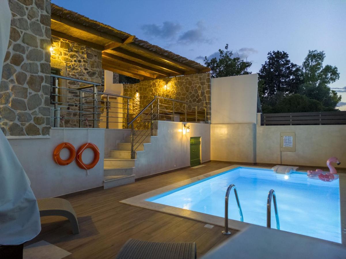 Aggel'S House - Stone House - Private Pool - Courtyard - Countryside Views Villa Kato Episkopi Dış mekan fotoğraf
