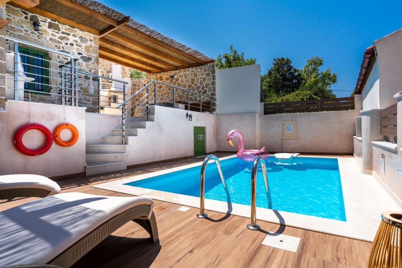 Aggel'S House - Stone House - Private Pool - Courtyard - Countryside Views Villa Kato Episkopi Dış mekan fotoğraf